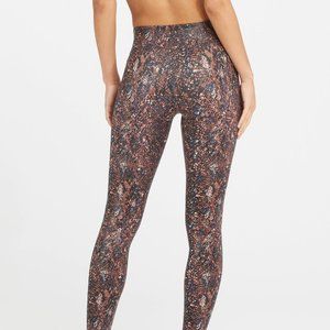 Spanx Faux Leather Snake Shine Leggings